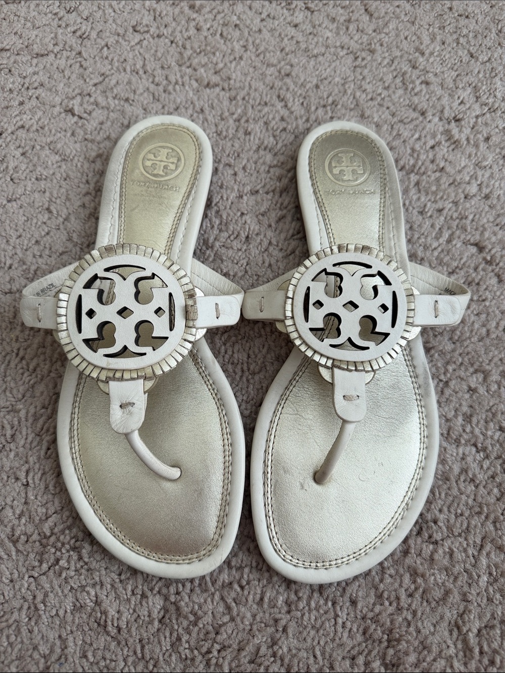 Tory Burch Miller Logo Sandals